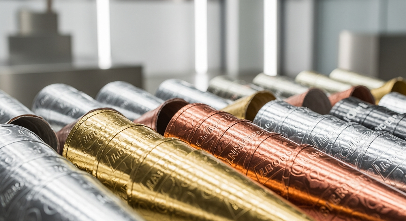 Aluminium Foil Cone Sleeves Product Display